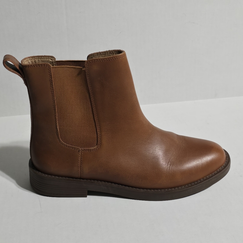 Madewell Women's 8 Brown Chelsea Boots In Excellent Condition Winter Chic